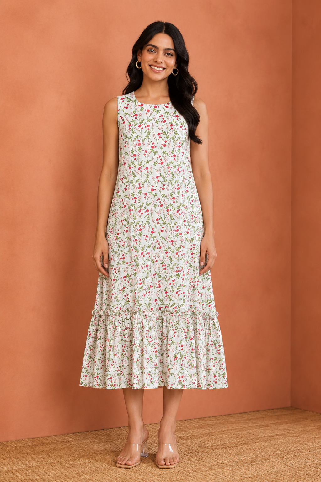 Floral sleeveless Dress