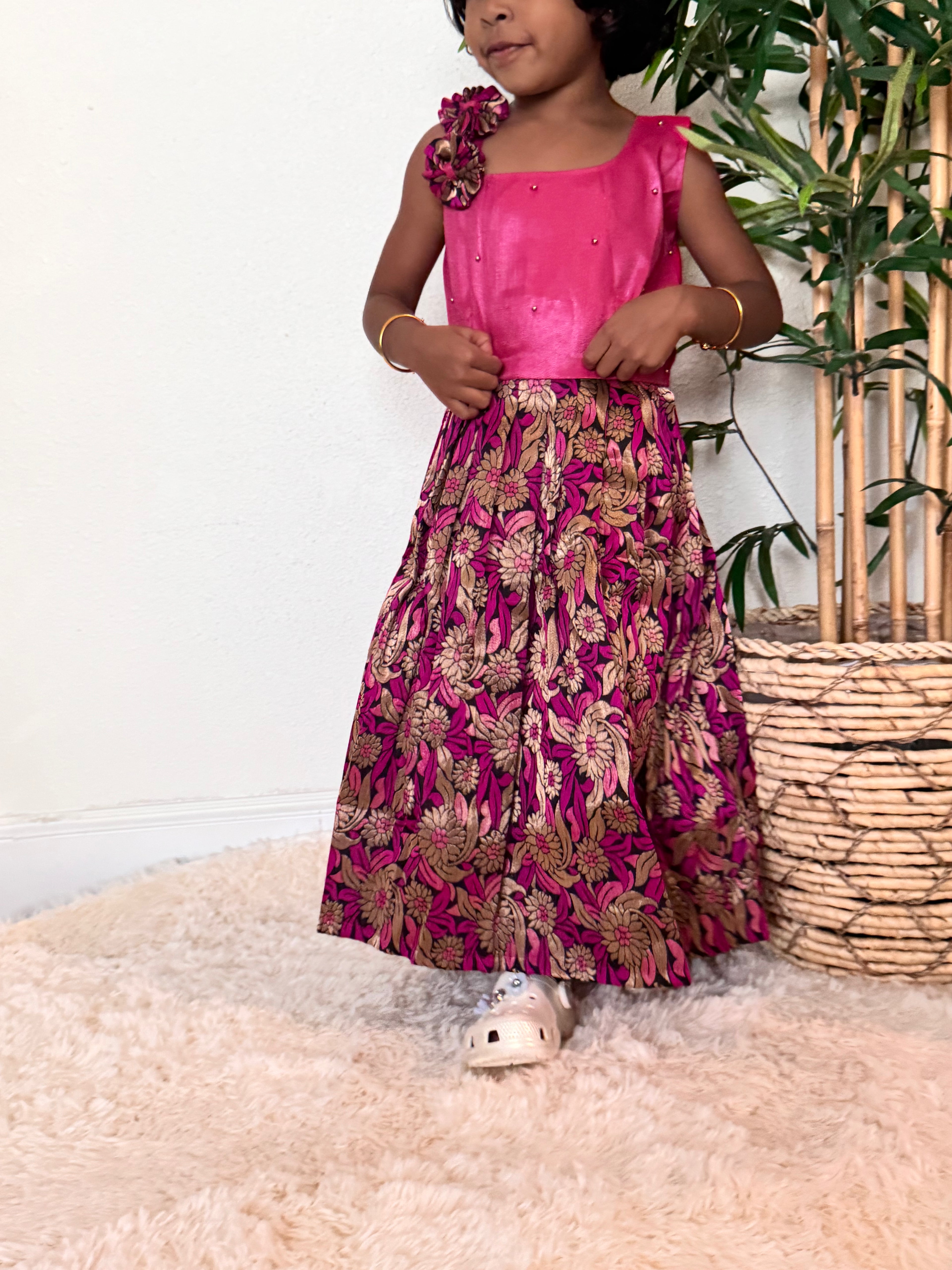 Girls' Jacquard Dress