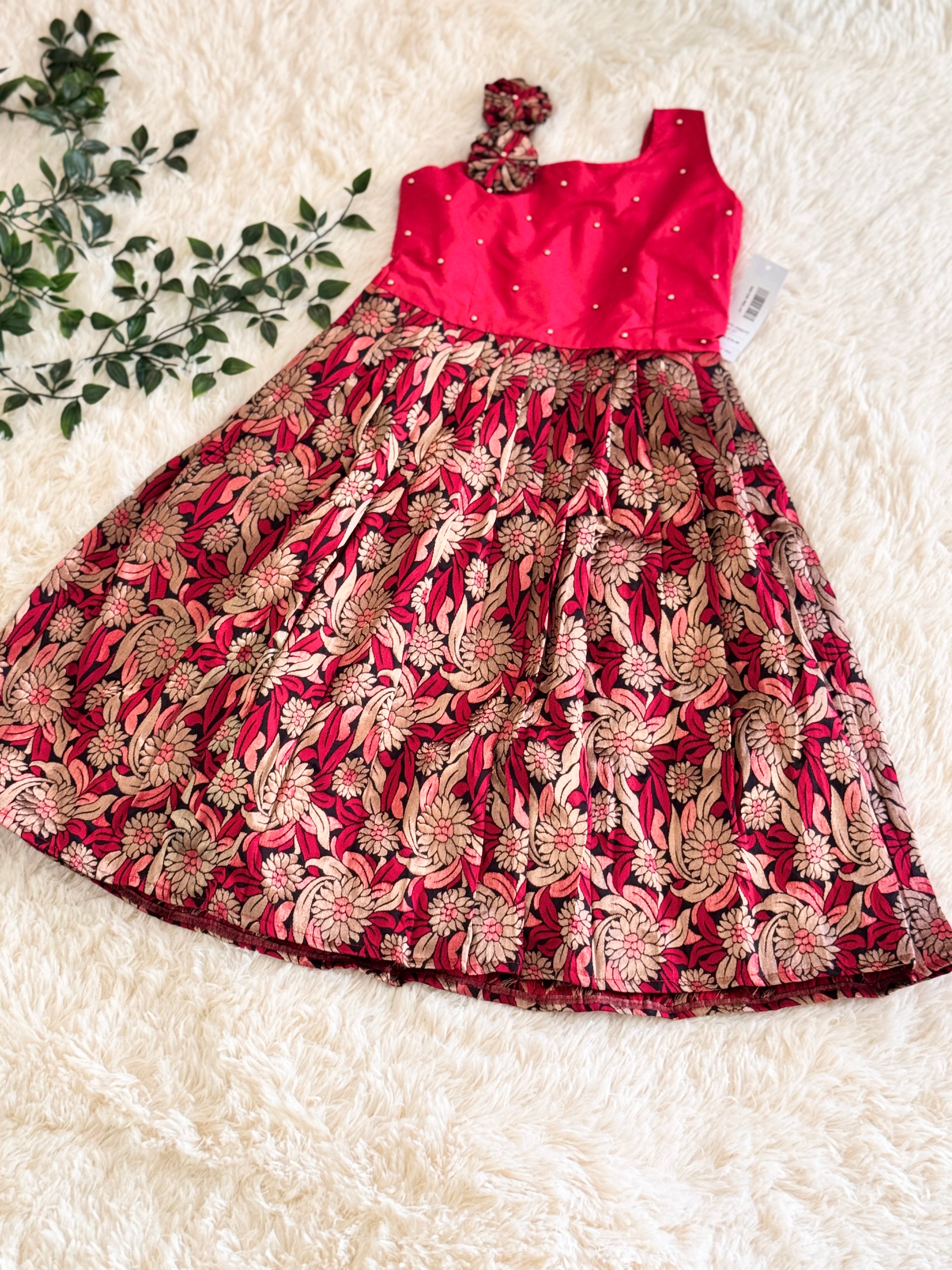 Girls' Jacquard Dress