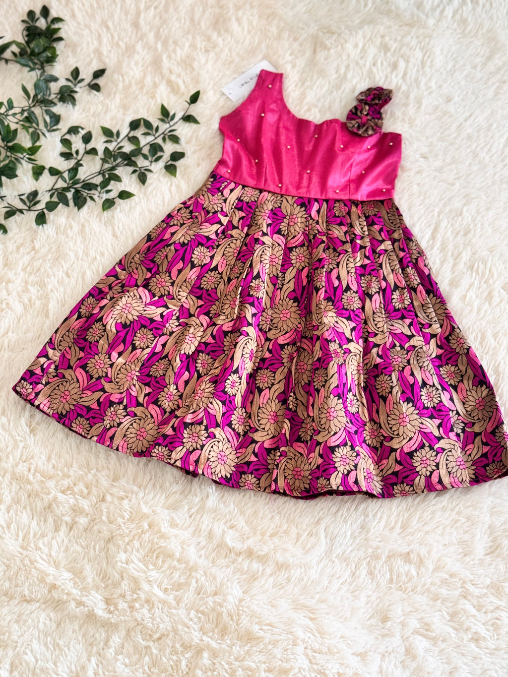 Girls' Jacquard Dress