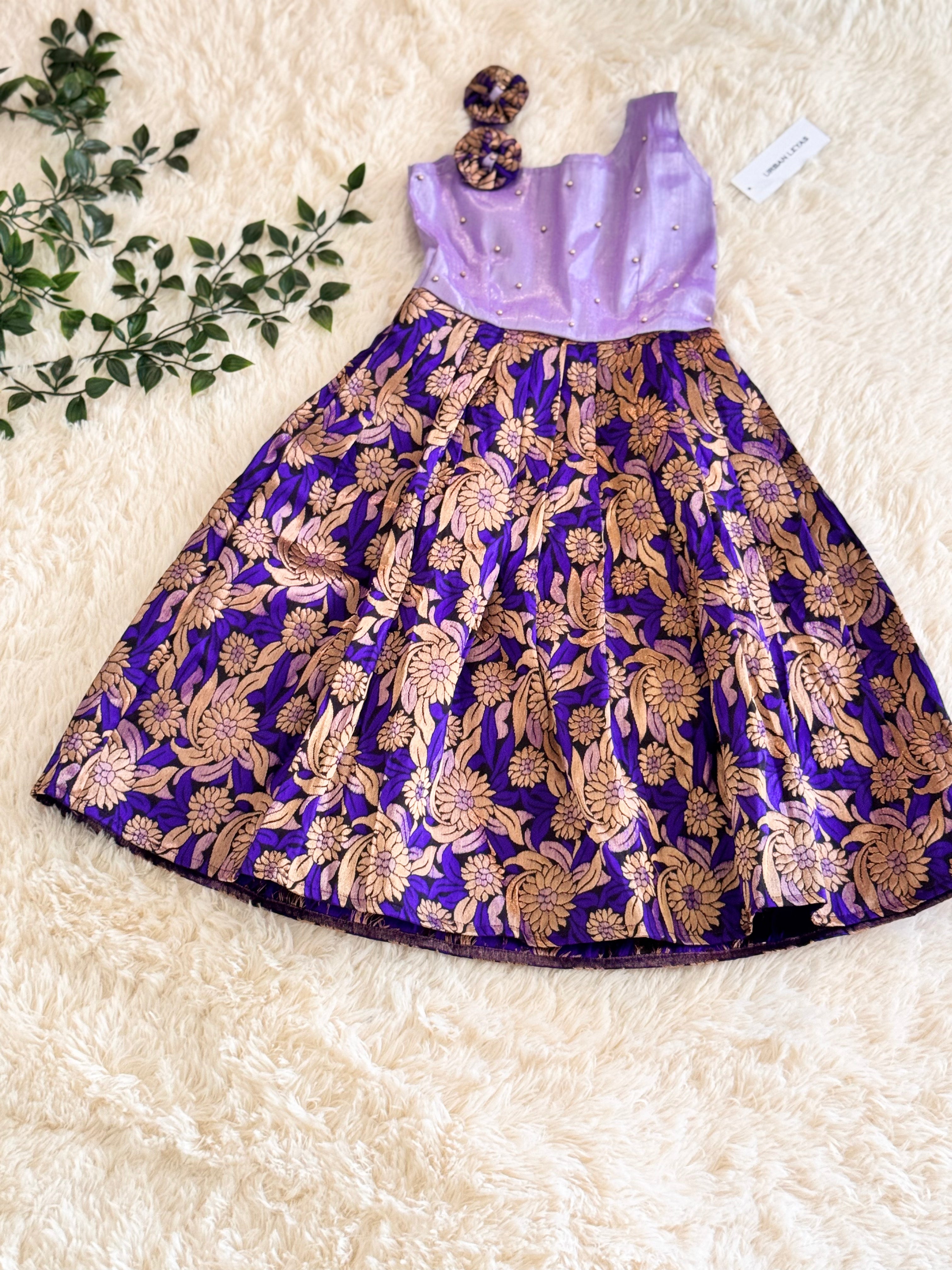 Girls' Jacquard Dress