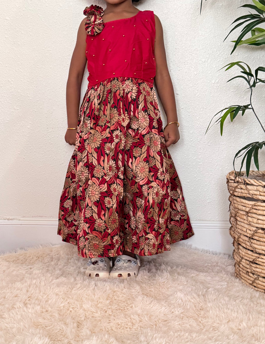 Girls' Jacquard Dress