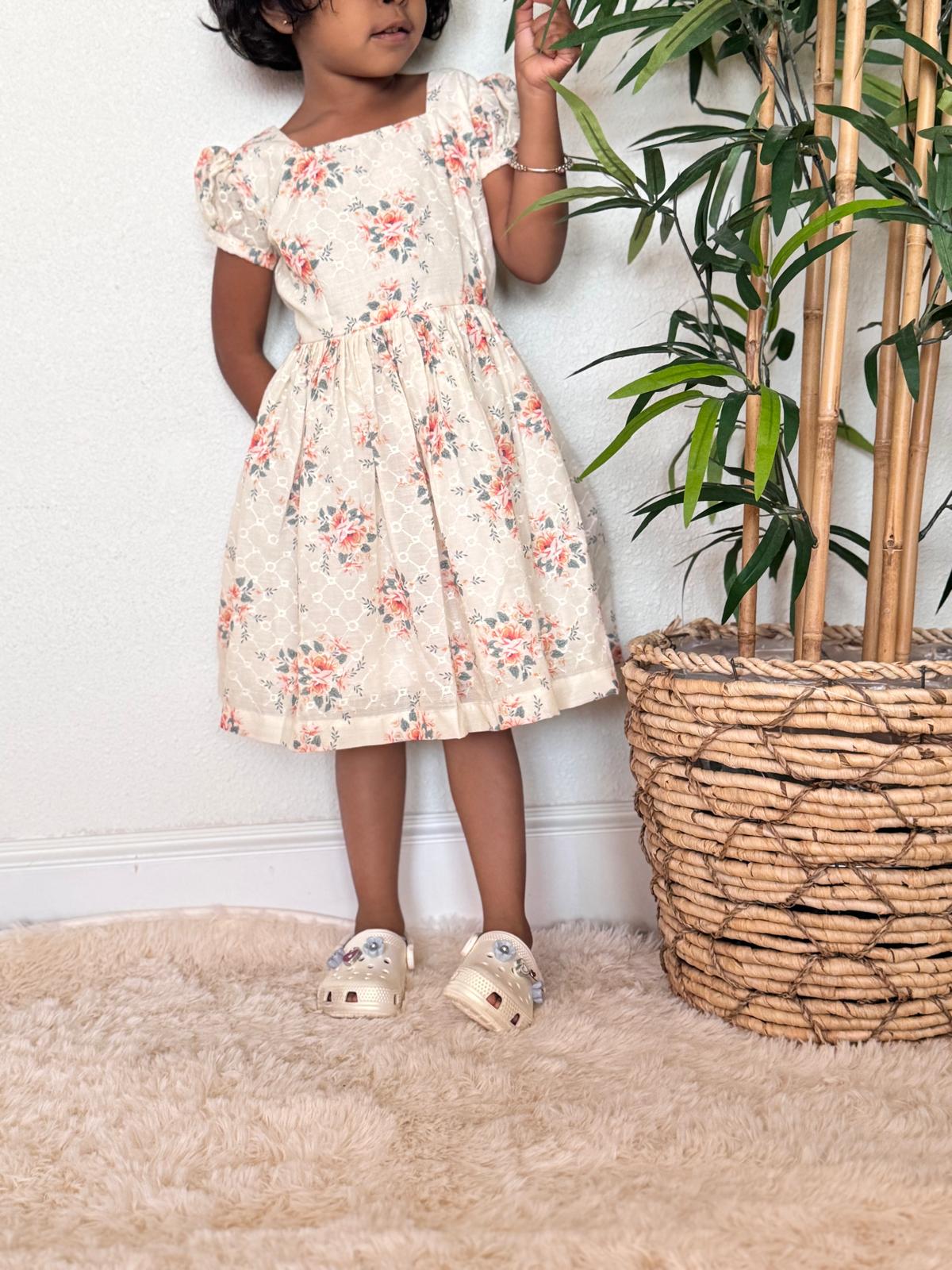 Girls' Floral Dress